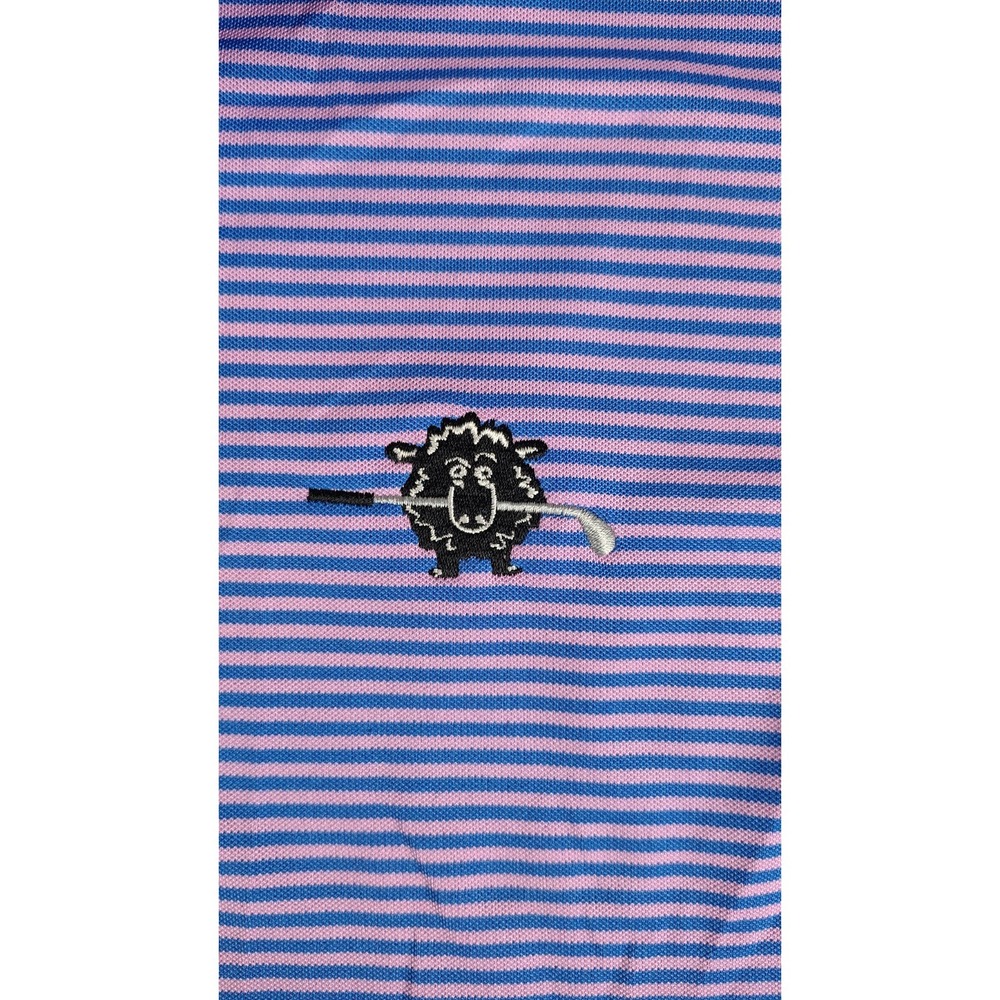 Holderness & Bourne Maxell Polo Mens XL Striped Tailored Fit Fiji & Nevis Shirt - Picture 3 of 9